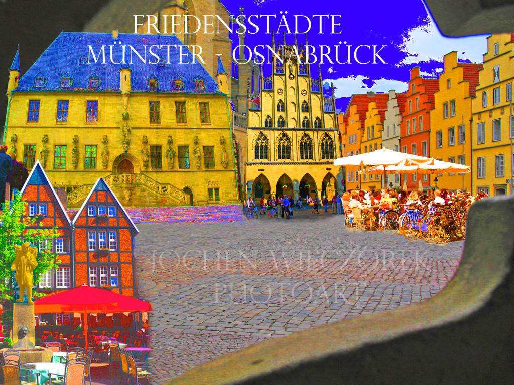 Kiepenkerl Münster, Rathaus und Markt